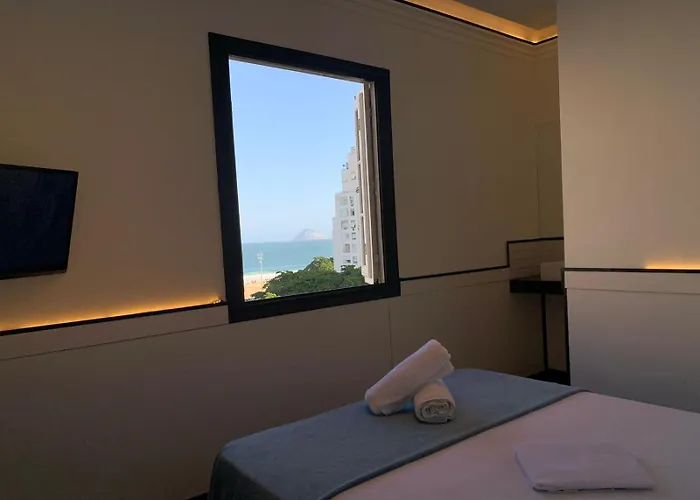Real Apartments 364 - 3 Suites vista mar de alto padrão Copacabana Rio de Janeiro